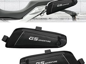 حقائب أدوات جانبية بإطار NICECNC R1200GS R1250GS ADV ، متوافقة مع BMW R1200GS LC 2013-2020 2019 2018 R1250GS Adventure Box R1250GS Adventure Rack Side Bags Luggage Rack Travel Bags Waterproof Zipper Carbon Fiber