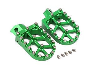 مساند قدم عريضة من JFG RACING Green Billet MX مساند للقدم من أجل CR125 CR250 02-07 CRF250R CRF250 X 04-17 CRF450R 02-17 CRF450RX 17 CRF450 X 05-17 CRF250L CRF250M 12-16