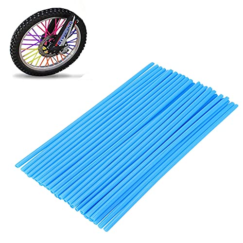 DIXIUZA 72 قطعة / الوحدة أغطية جلد بقضبان ، لفائف ملف واقية عالمية لدراجة نارية على الطرق الوعرة SUV (أزرق سماوي) DIXIUZA 72 قطعة / الوحدة أغطية جلد بقضبان ، لفائف ملف واقية عالمية لدراجة نارية على الطرق الوعرة SUV (أزرق سماوي)