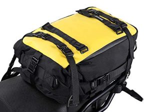 Rhinowalk Motor Pannier Bag 10/20/30L متعددة الوظائف للماء الخلفي الرف الجذع حقيبة مقعد دراجة نارية ، أصفر 20L