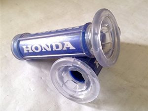XKMT-Sport Bike Dirt Bike Grips Gel Blue متوافق مع APRILLIA BMW Ducati Triumph Yamaha Kawasaki Suzuki Polaris Offroad Dirt Bike (7/8 "Left 1" Right) [B017QV913W]