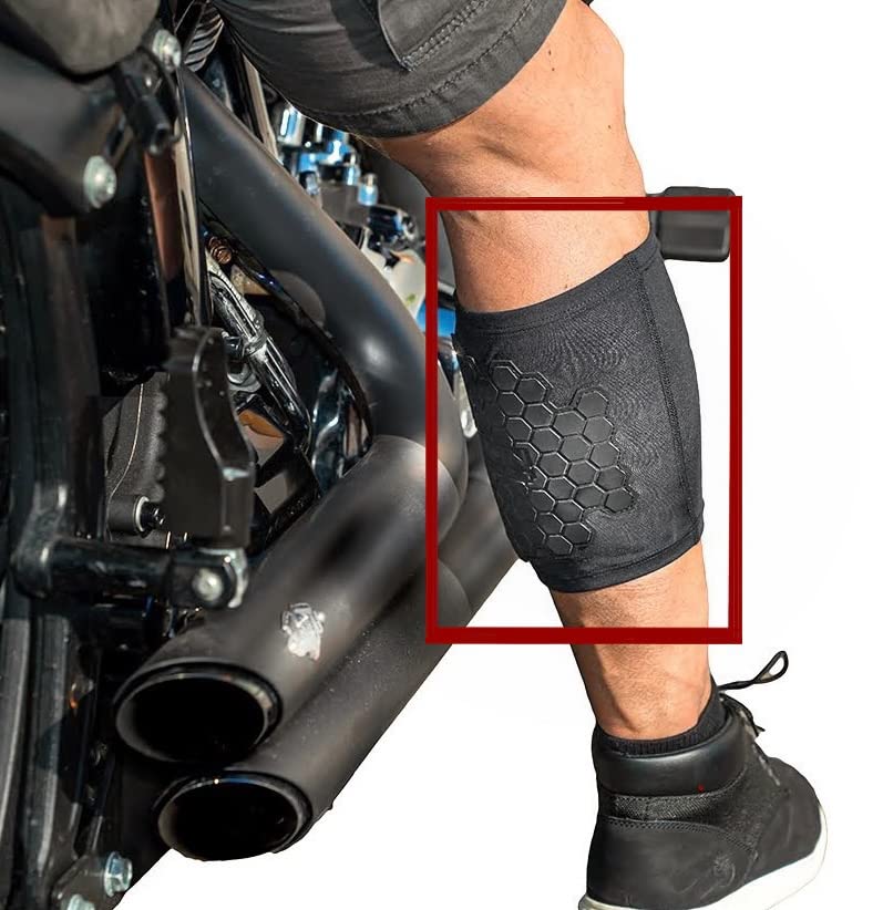 BurnJacket ماسورة العادم للدراجات النارية حرق كم واقي للساق BurnJacket ماسورة العادم للدراجات النارية حرق كم واقي للساق